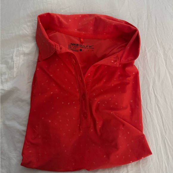 Nike Red Golf Polo Shirt - Picture 1 of 2